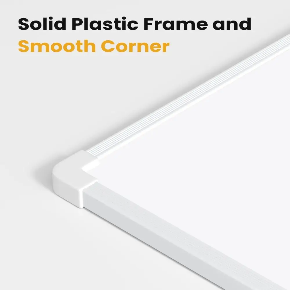 with 3 Markers & 4 Magnets Dry Erase Board Wall Mounted Double-Sided Graffiti Drawing Board Small 16" X 12" Whiteboard thumbnail 2