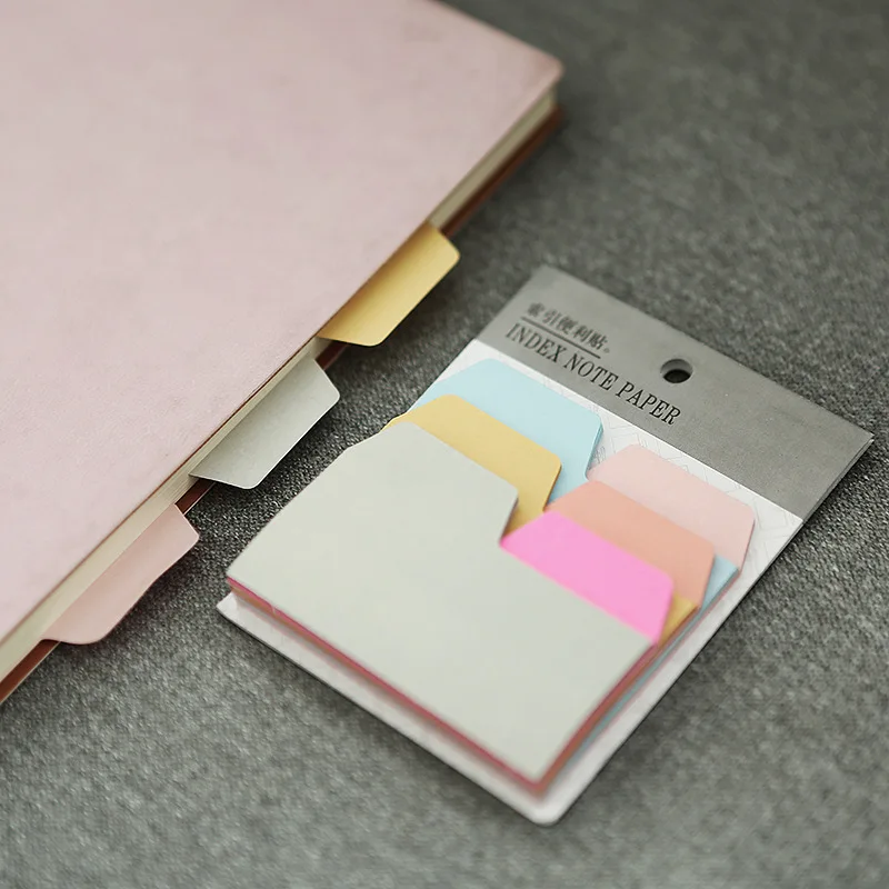 Color Index Sticky Notes Index Mark Stickers for Notebooks Planners Binders School Office Supplies thumbnail 6