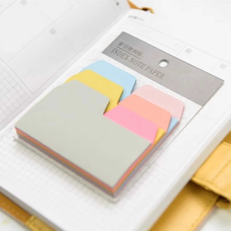 Color Index Sticky Notes Index Mark Stickers for Notebooks Planners Binders School Office Supplies thumbnail 5