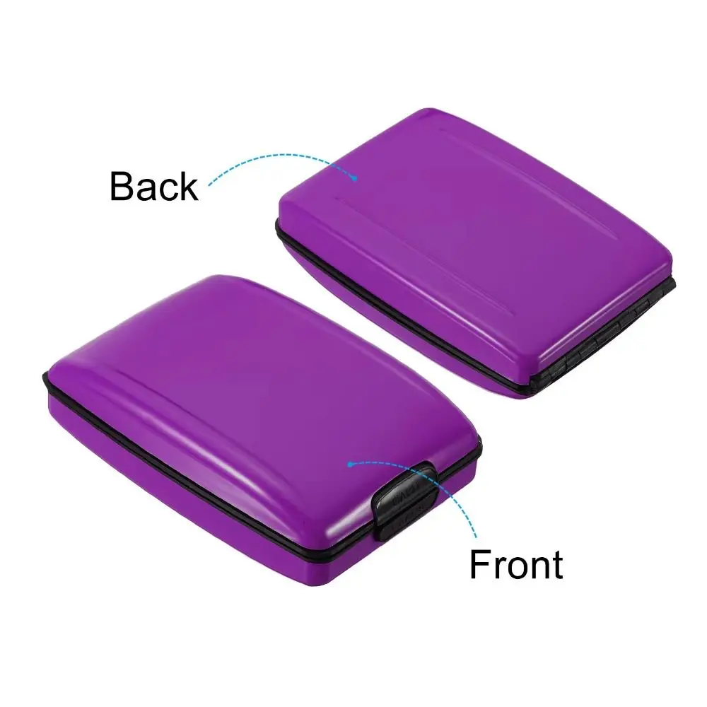 Large Capacity Credit Cards Holder Card Case Anti-Theft Passport Wallet Lightweight Aluminum Alloy RFID Blocking Wallet thumbnail 4