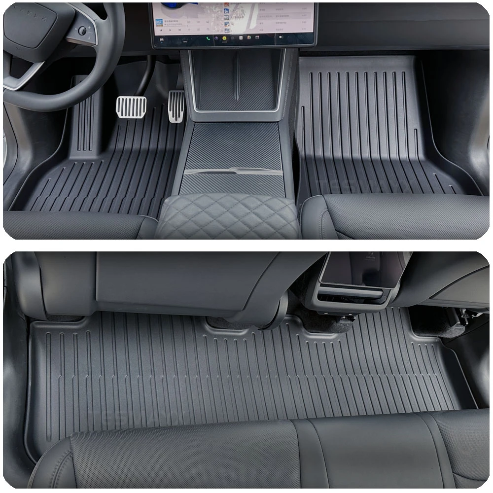 For Tesla Model Y Juniper 2025 2026 TPE Floor Mats Waterproof Front Rear Trunk Mat Non-slip Foot Pads Backrest Mats Accessories thumbnail 3