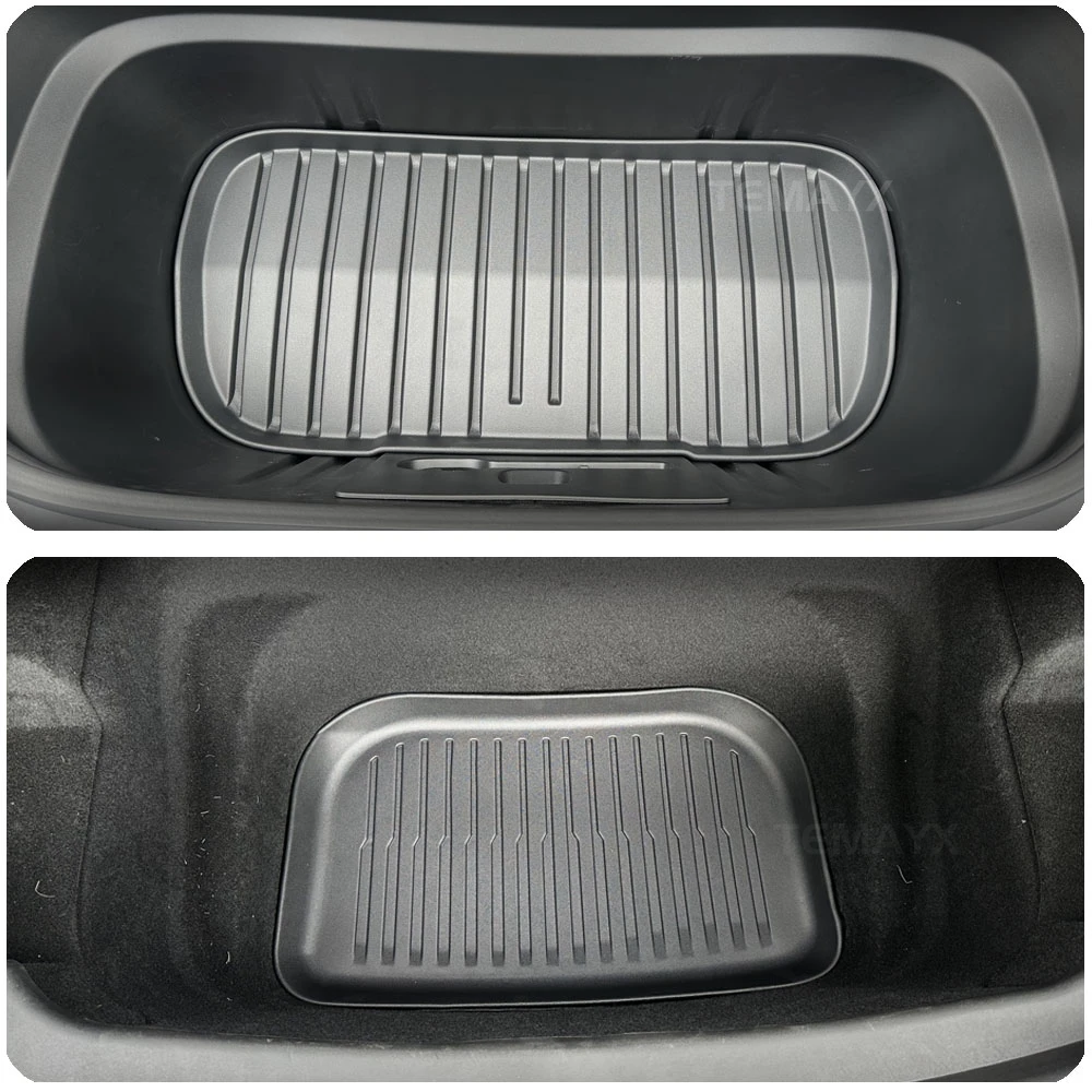 For Tesla Model Y Juniper 2025 2026 TPE Floor Mats Waterproof Front Rear Trunk Mat Non-slip Foot Pads Backrest Mats Accessories thumbnail 5