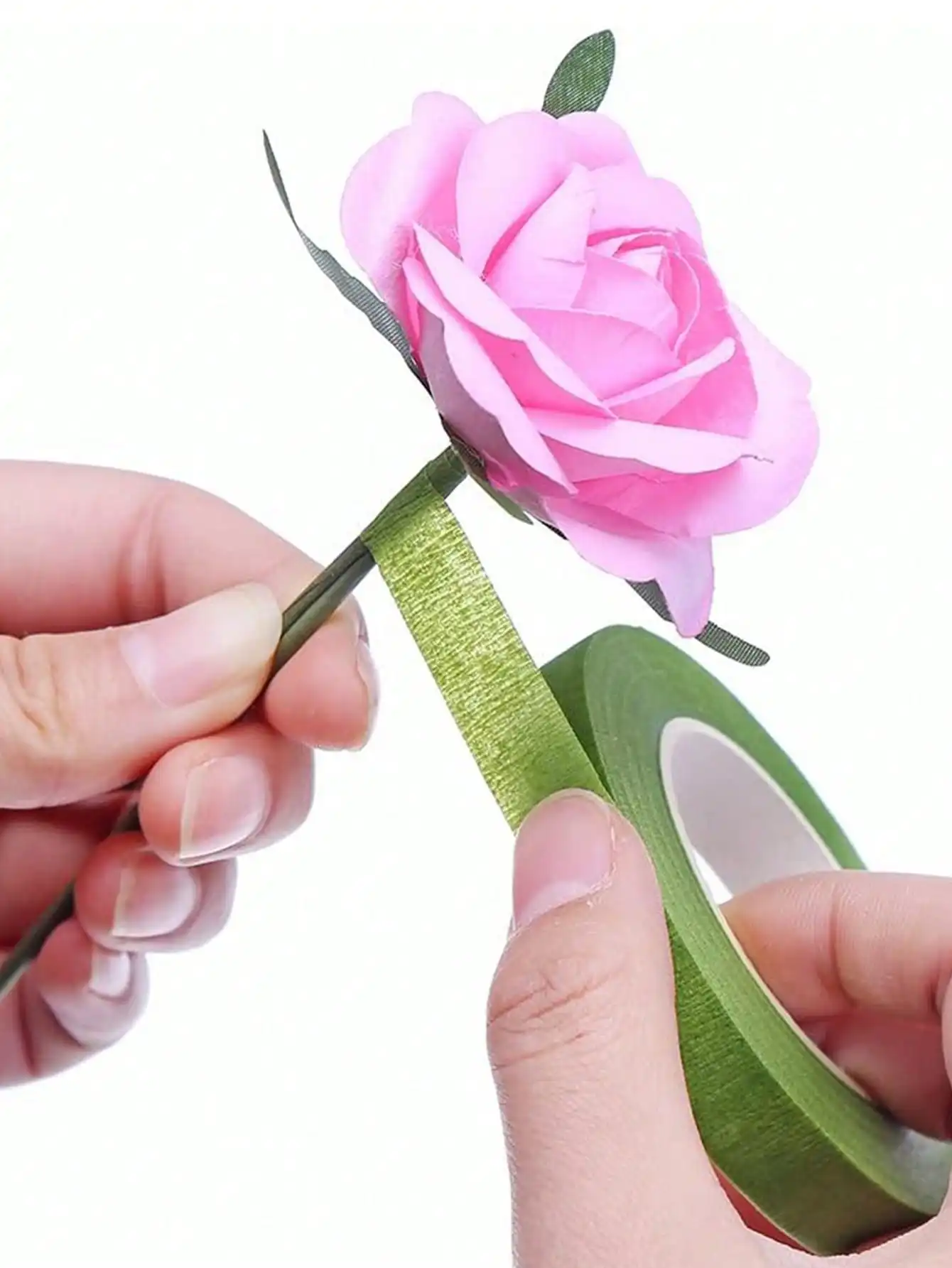1/2" Wide Floral Tapes, Self-Adhesive Garden Tape For Bouquets, Stems, Pistils Wrap, Floral Shop Diy Handicrafts Supplies, Weddi thumbnail 2