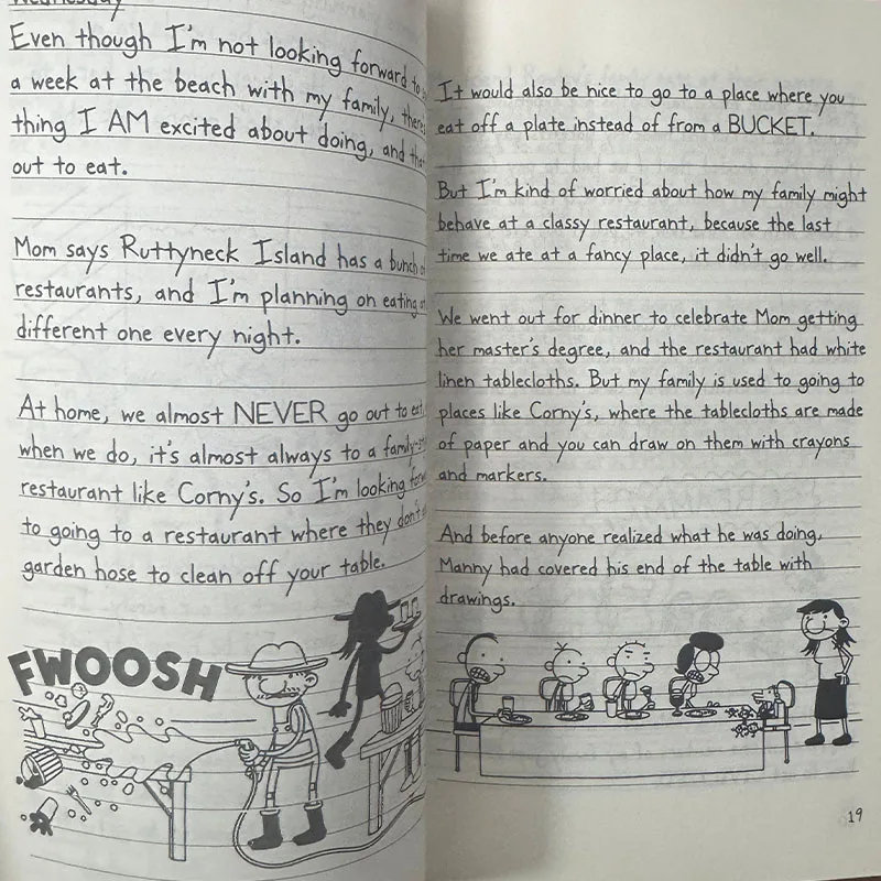 Diary Of Wimpy Kid English 1 Volume 19  Book Children Fiction Books Manga Novel Books In English Manga Book thumbnail 4