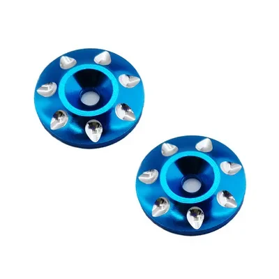Universal RC Metal Rear Wing Buttons Gasket for 1/8 Off-Road Truck Durable Tail Fix Spacer Racing Car Upgrade Accessory thumbnail 6