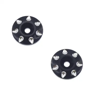Universal RC Metal Rear Wing Buttons Gasket for 1/8 Off-Road Truck Durable Tail Fix Spacer Racing Car Upgrade Accessory thumbnail 5