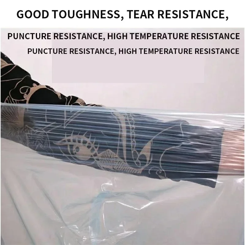 Thick Transparent PVC Tarp Heavy Duty Waterproof Weatherproof Cover for Outdoor Patio Garden Balcony Greenhouse and Rain Shelter thumbnail 6