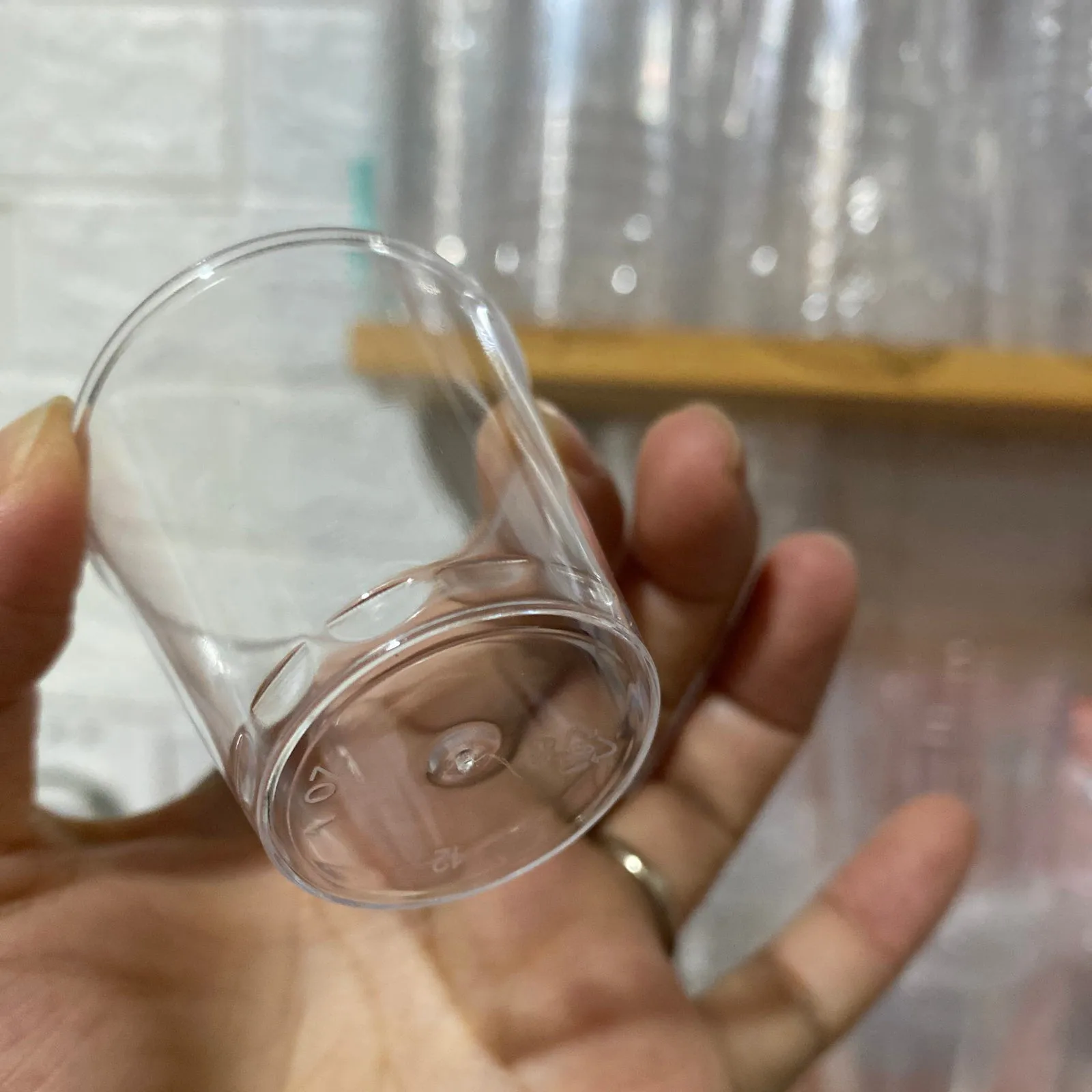 50-100 pcs 30ml Eco-friendly Clear Plastic Disposable Party Shot Glasses Jelly Cups Tumblers Birthday Kitchen Accessories thumbnail 5