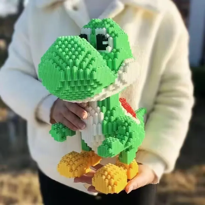 New Disney Building Blocks Yaoxi Dinosaur Boys Small Particle Puzzle Toys For Children, High Difficulty Ornament Gifts thumbnail 2