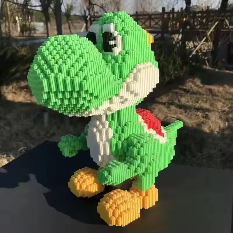 New Disney Building Blocks Yaoxi Dinosaur Boys Small Particle Puzzle Toys For Children, High Difficulty Ornament Gifts thumbnail 3