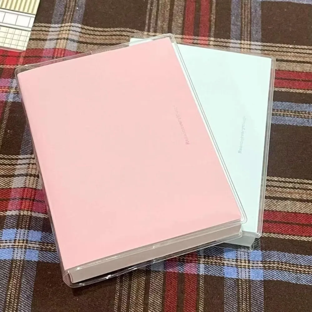 Ins Thicken A6 Notebook Paper Transparent Cover Journal Handbook Student Notepad Office School Supplies thumbnail 5