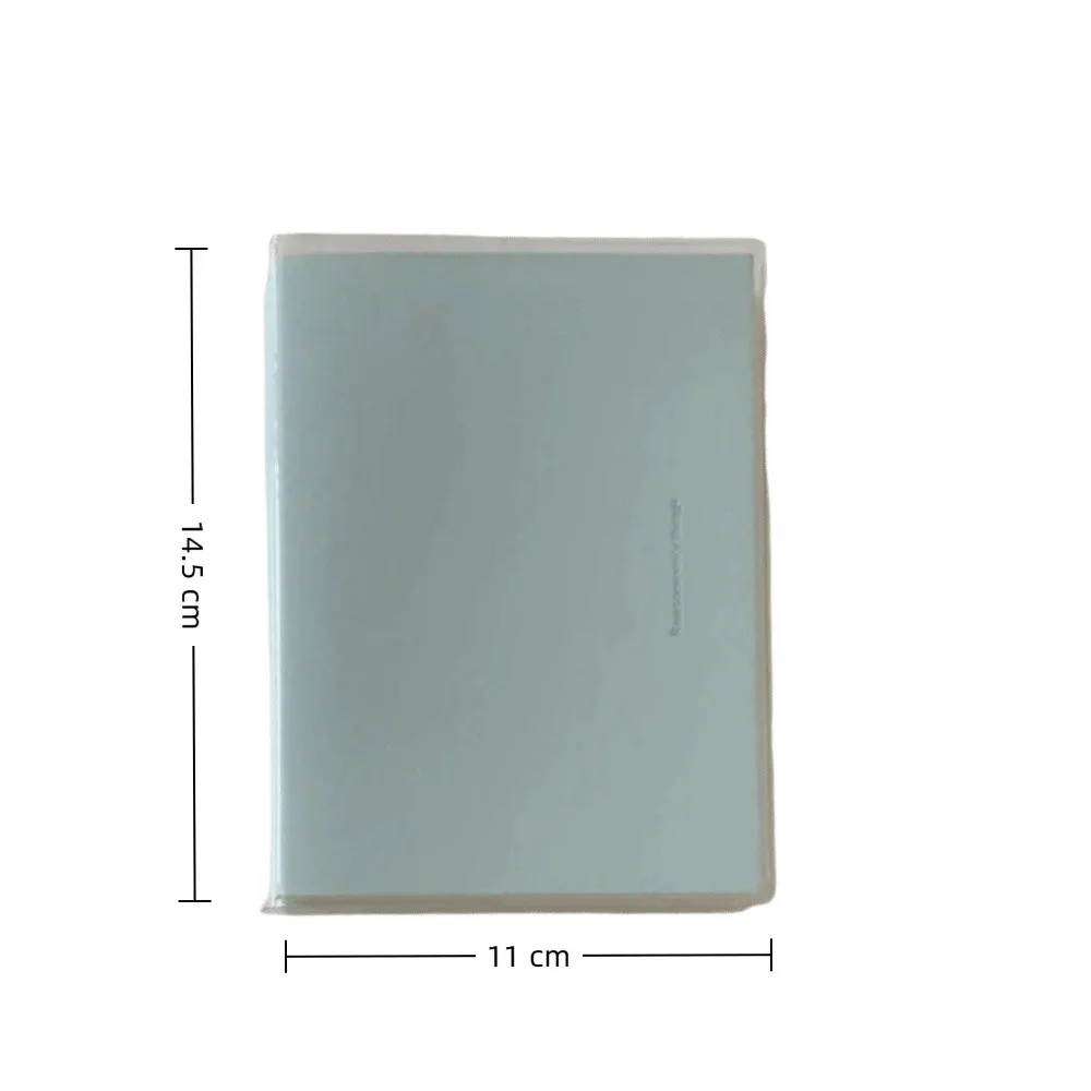 Ins Thicken A6 Notebook Paper Transparent Cover Journal Handbook Student Notepad Office School Supplies thumbnail 6