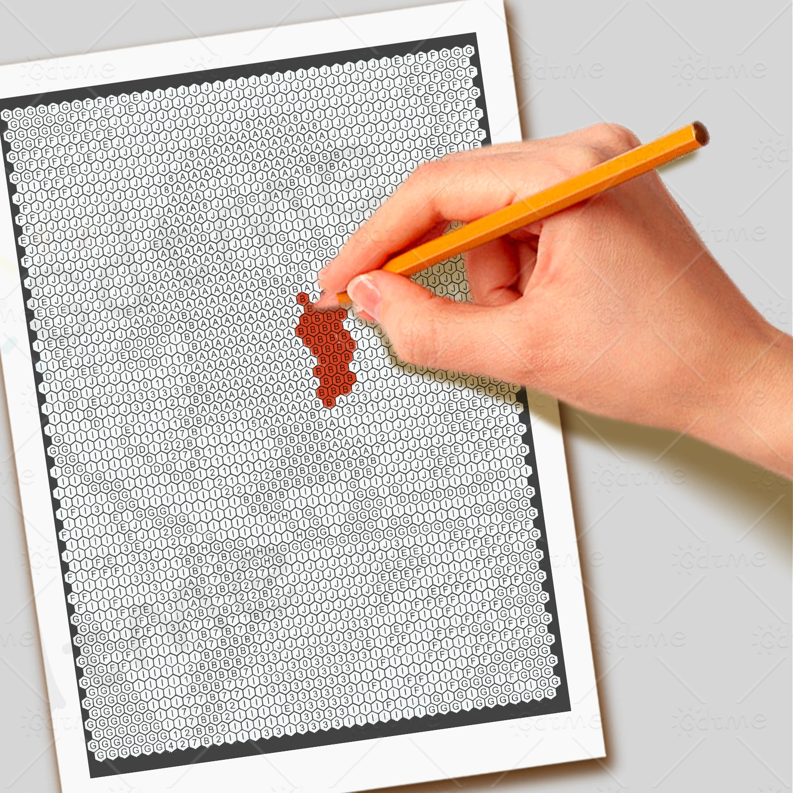 Mystery Mosaics A Coloring Book For Art Painting Paper Cartoon Pattern Drawing Books  Kids DIY Educational Toys thumbnail 5