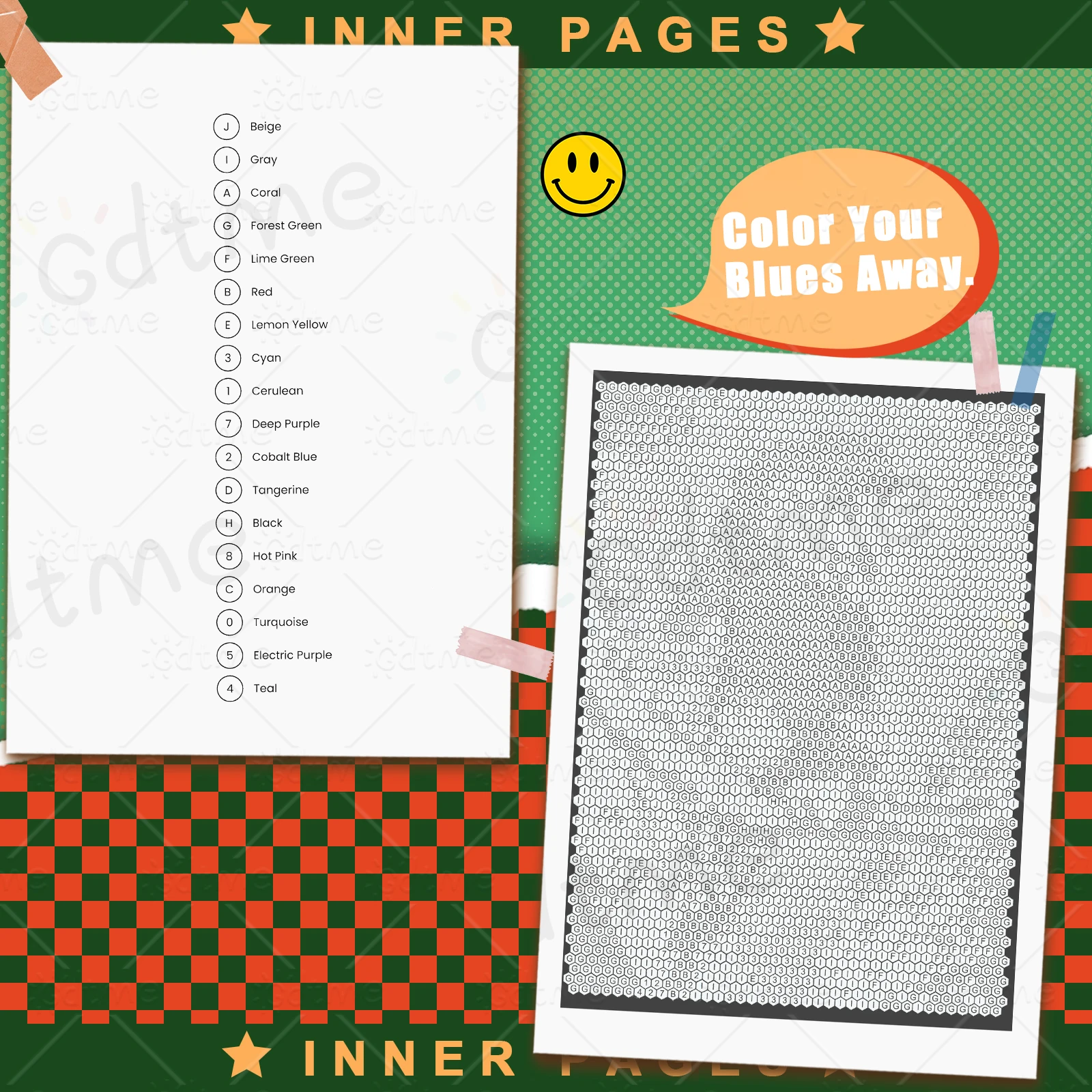 Mystery Mosaics A Coloring Book For Art Painting Paper Cartoon Pattern Drawing Books  Kids DIY Educational Toys thumbnail 4