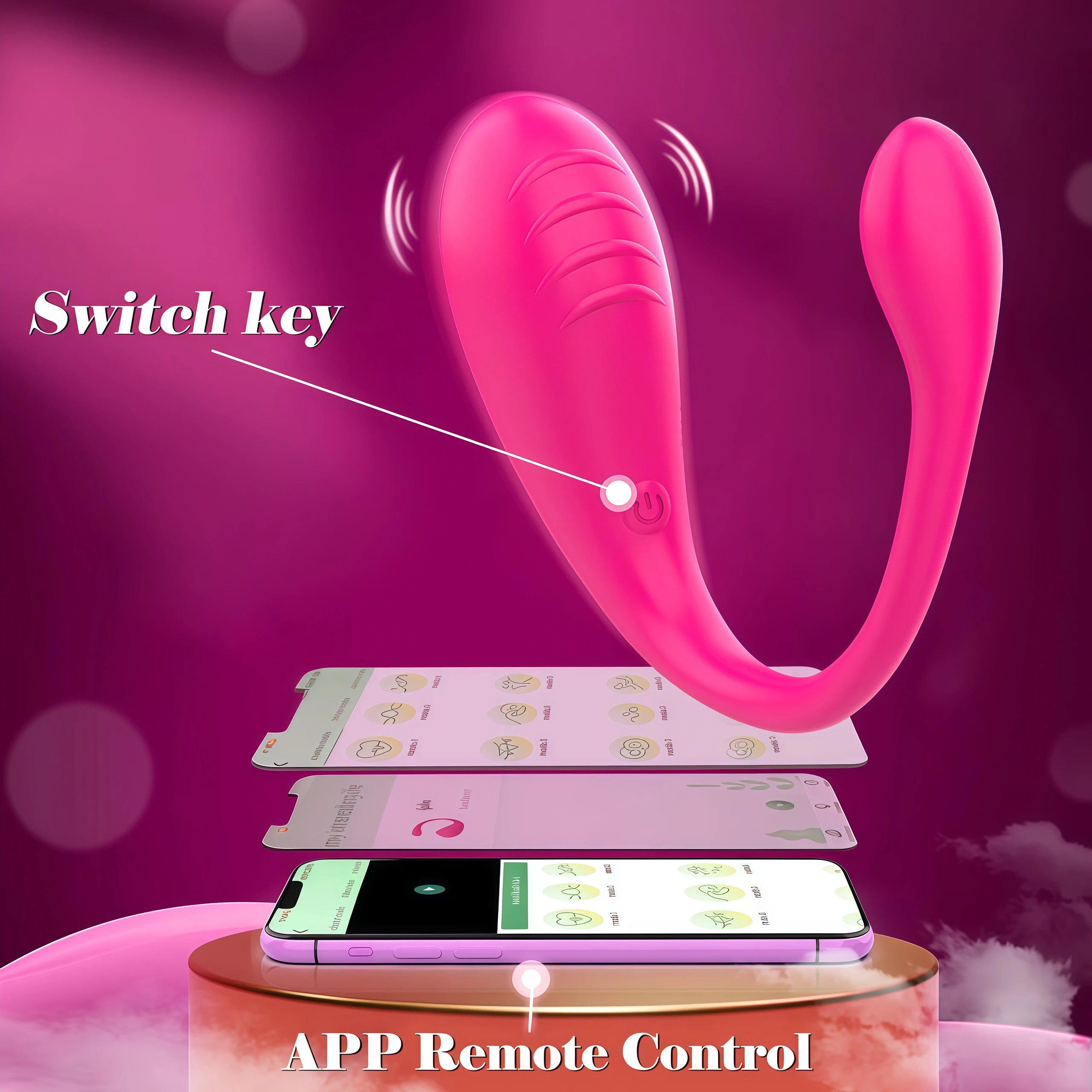 APP Control Vaginal Vibrator for Women G Spot 9 Speed Anal Vibrating Egg Massager Wearable Stimulator Adult Sex Toys for Female thumbnail 5