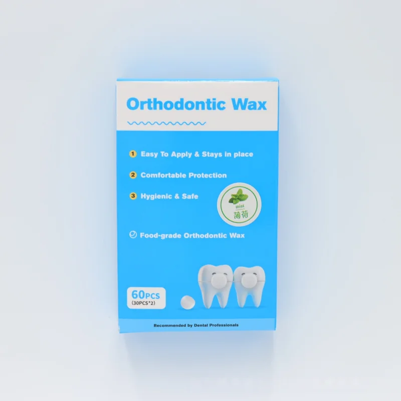 60Pcs Orthodontic Wax Dental Protective Wax For Braces Metal Teeth Dentures  Food Grade Individually Packaged 3 flavors thumbnail 6