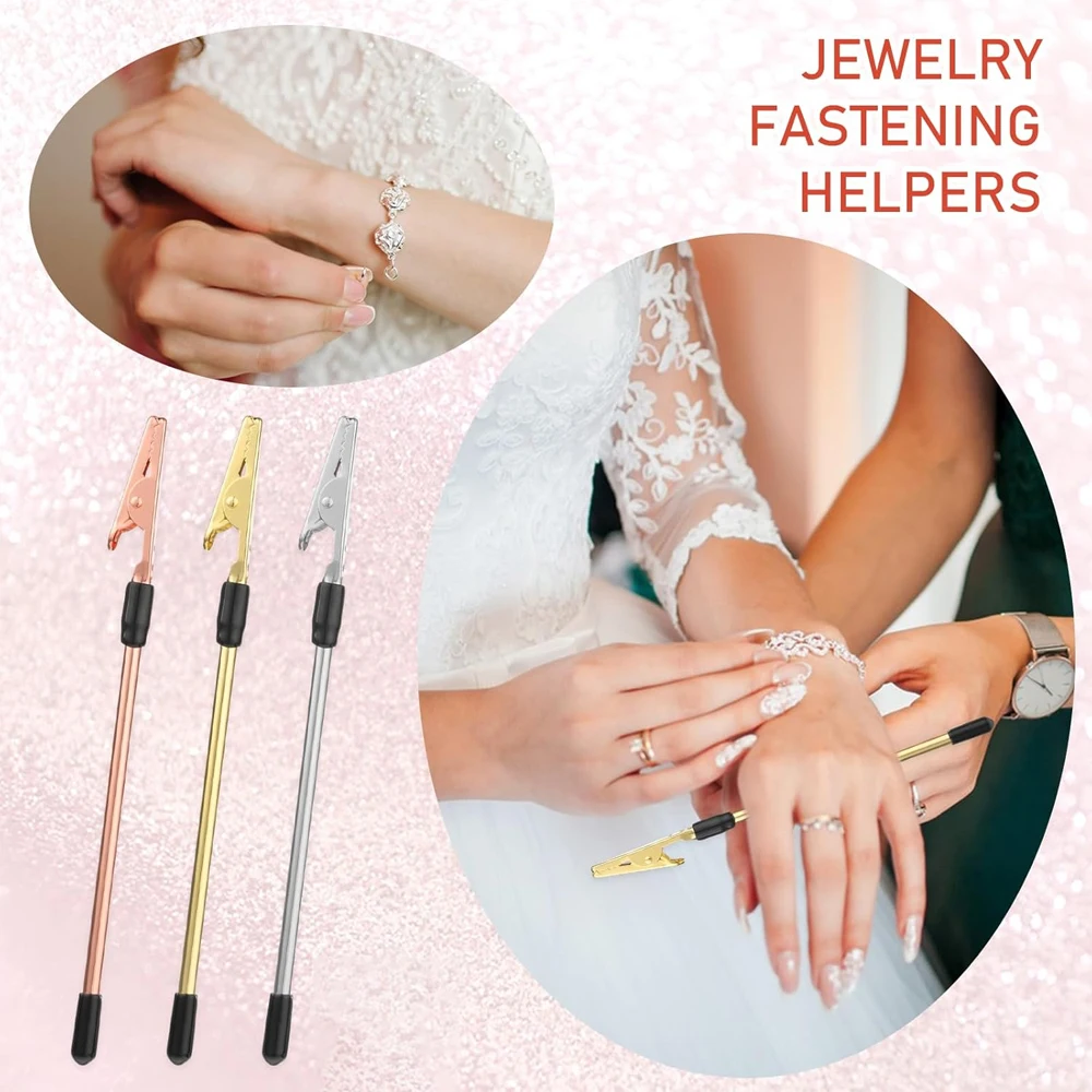 Easy Install Bracelet Fasteners Tool,Release Hand Bracelet Helpers,Jewelry Assistance Fastener Tool for Bracelet Linking Tool thumbnail 6