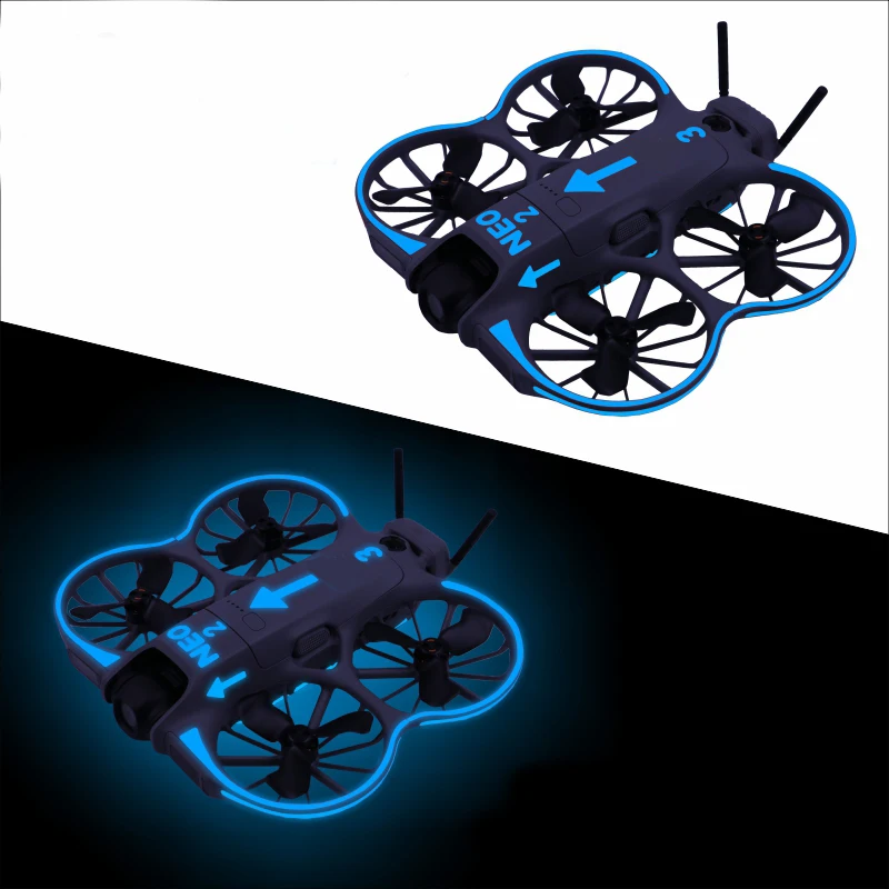 Glowing Decorative Sticker Kit for DJI NEO2,Skin Sticker Decal for neo2 Drone and Controlle,Protective Film for neo2 Accessories thumbnail 5