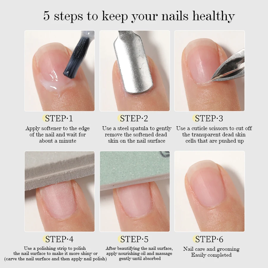 QAZIXU 10ml Nail Care Cuticle Remover Nail Polish for Dead Skin Gel Manicure Treatment Tool For Nail Art DIY Salon Home thumbnail 6