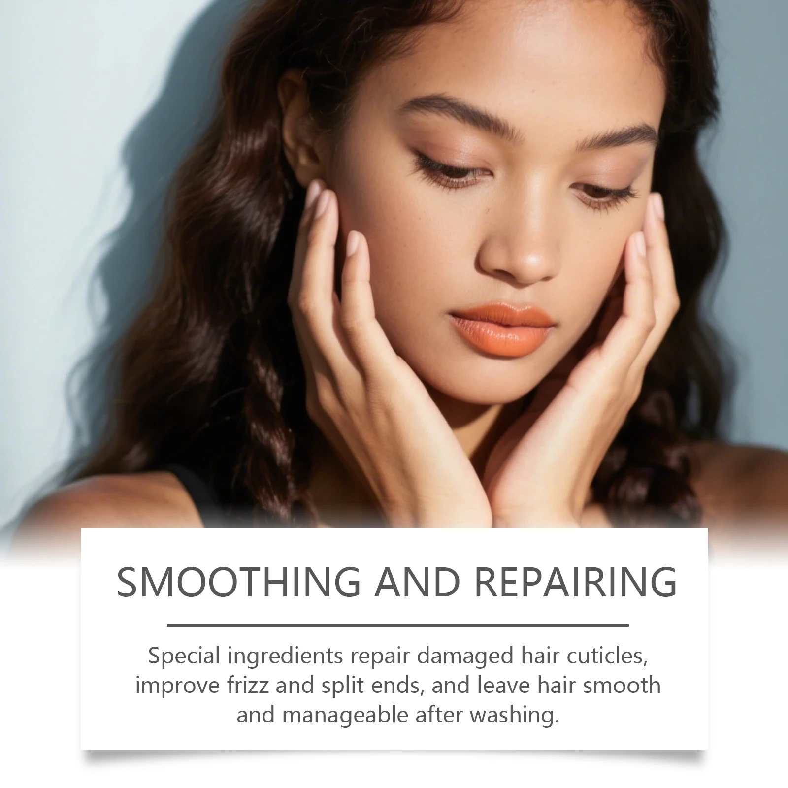 Triangle Green Hair Growth Soap Nourish Hair Roots Improve Dry Frizzy Damaged Hair Repair Regulate Grease Anti Hair Loss Shampoo thumbnail 5