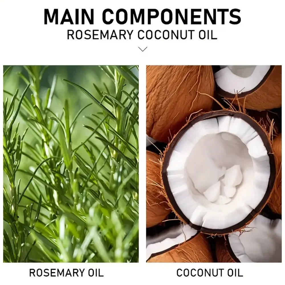 Rosemary Oil Hair Essential Coconut Oil Improve Hair Loss And Nourishes Strengthen Hair Roots Scalp Treatment Hair Care thumbnail 6