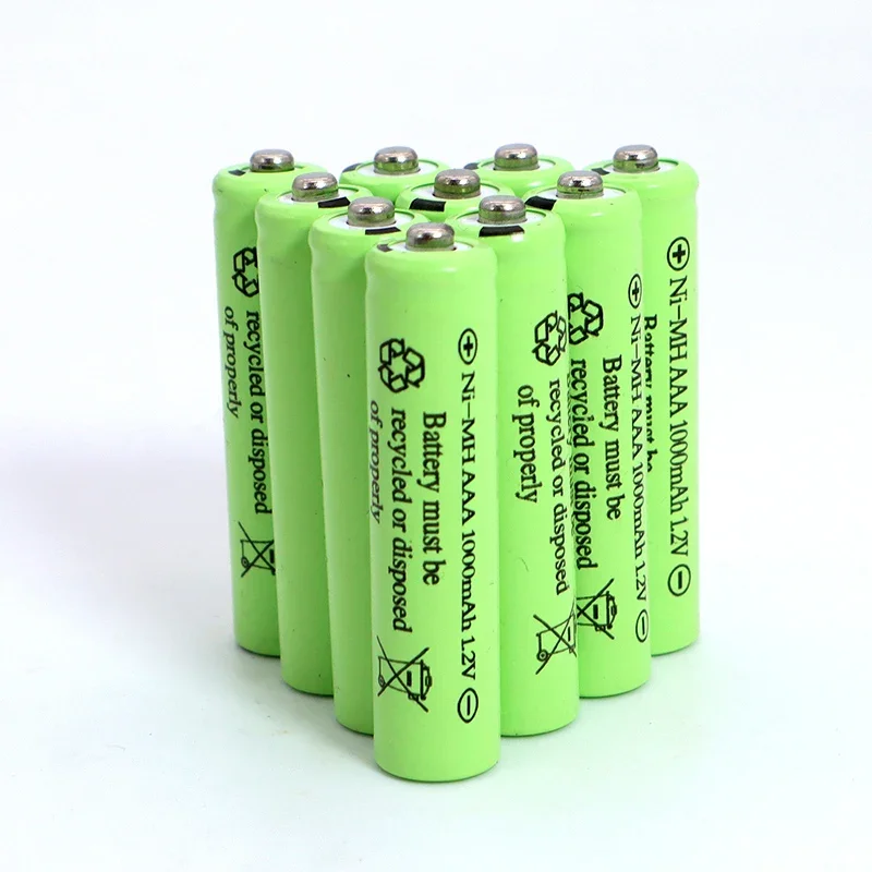 Rechargeable AAA Batteries 1.2V 1000mAh NI-MH, Long Lasting for Remote Control Car, RC Toy, Solar Light, Mouse, Electronic Toys thumbnail 5