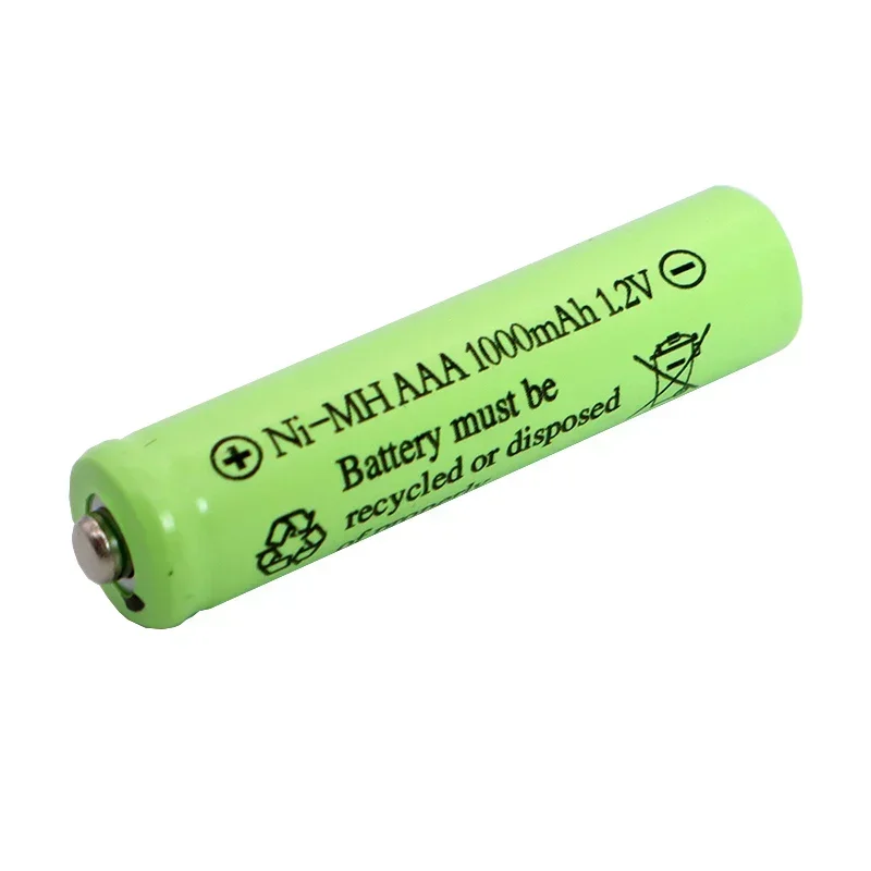 Rechargeable AAA Batteries 1.2V 1000mAh NI-MH, Long Lasting for Remote Control Car, RC Toy, Solar Light, Mouse, Electronic Toys thumbnail 2
