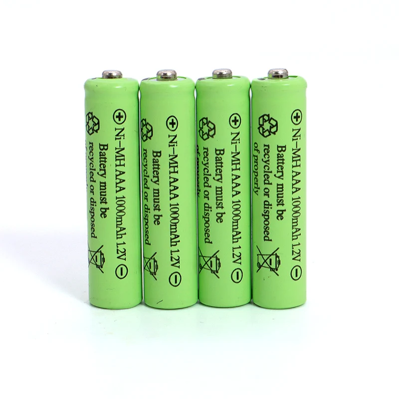 Rechargeable AAA Batteries 1.2V 1000mAh NI-MH, Long Lasting for Remote Control Car, RC Toy, Solar Light, Mouse, Electronic Toys thumbnail 3