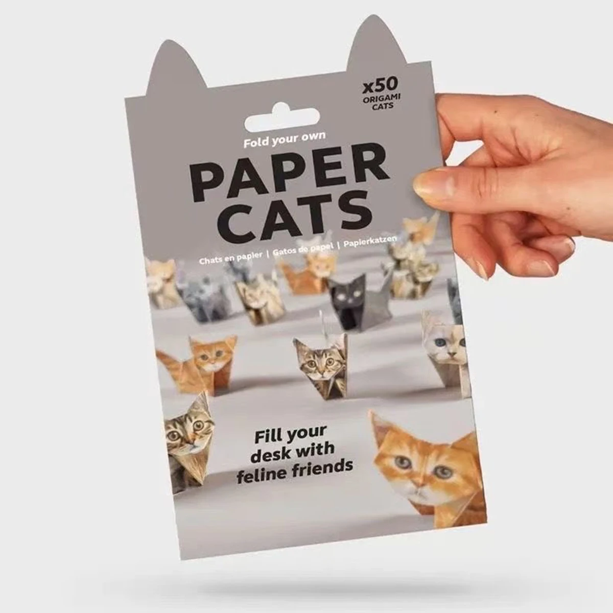 50 Sheets DIY Origami Paper Set DIY Paper Cat Dog Dinosaur Folding Animal Folding Paper Fun Art Crafts Folding Animal Set thumbnail 2