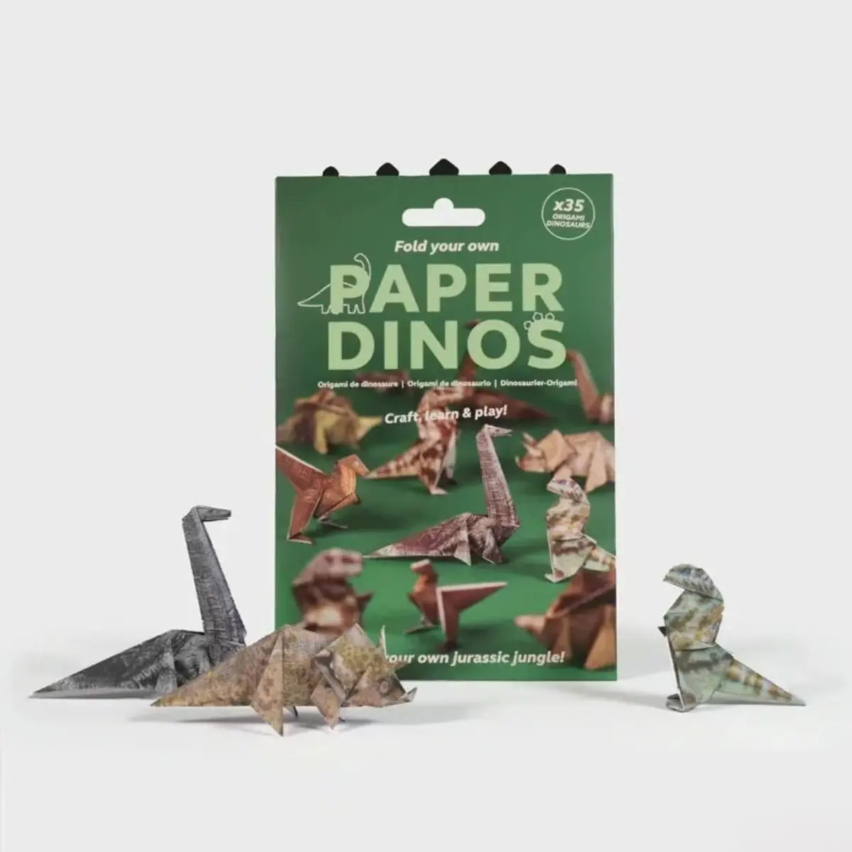 50 Sheets DIY Origami Paper Set DIY Paper Cat Dog Dinosaur Folding Animal Folding Paper Fun Art Crafts Folding Animal Set thumbnail 4