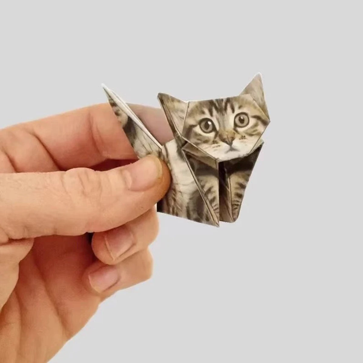 50 Sheets DIY Origami Paper Set DIY Paper Cat Dog Dinosaur Folding Animal Folding Paper Fun Art Crafts Folding Animal Set thumbnail 6