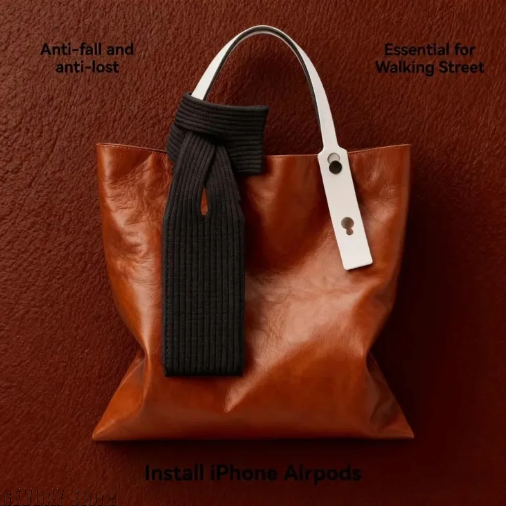 Knitted Mobile Phone Bag Anti-lost and Anti-fall Western Style Folding Mobile Phone Bag for IPhone Iphone Case Phone Cases thumbnail 5