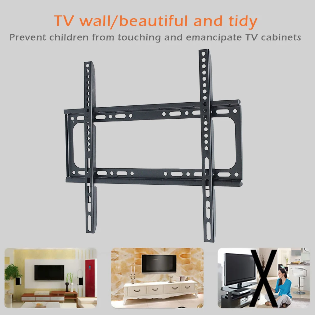 26-63 inch TV Wall Mount Bracket Universal TV Mount Monitor Holder Adjustable Low Profile Flat TV Wall Mount for LCD LED Monitor thumbnail 5