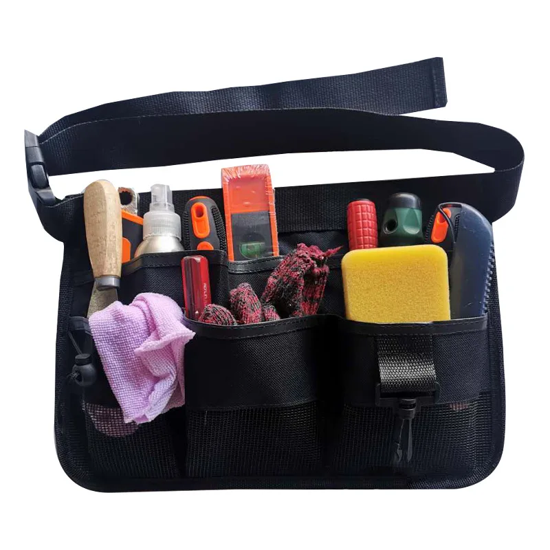 Waterproof Multi-Pocket Tool Waist Bag – Modular Oxford Utility Belt for Carpenters, Gardeners & DIY thumbnail 2