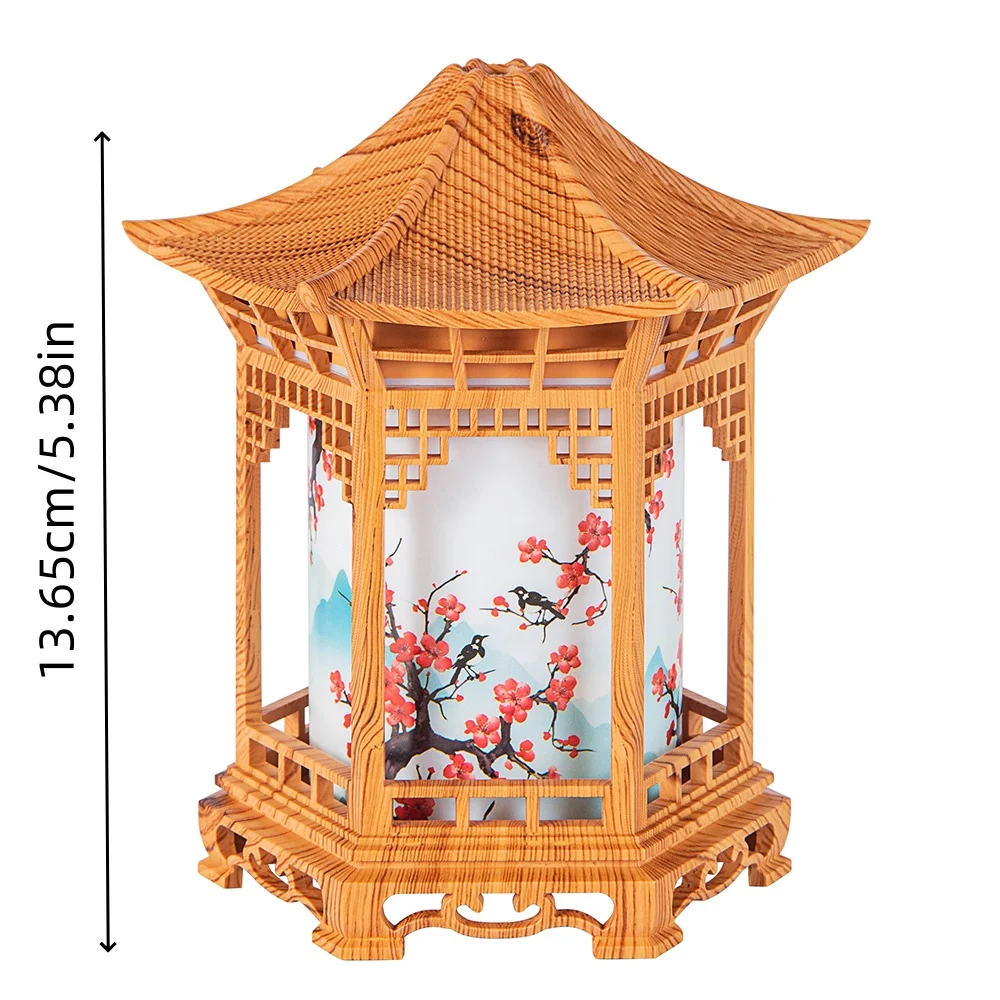 Pavilion humidifier Chinese style element unique creative decoration atmosphere night light delicate spray to improve the air thumbnail 6
