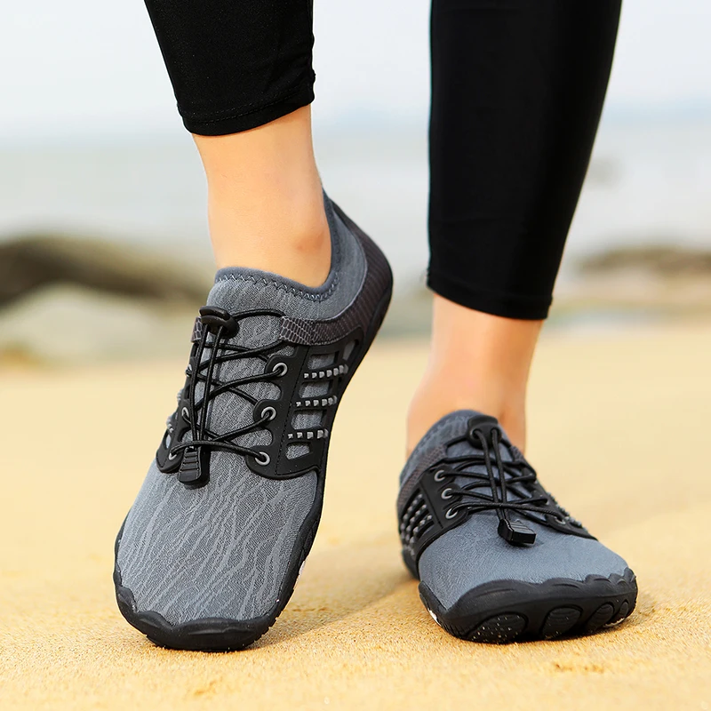 Anti-slip Barefoot Aqua Shoes Breathable Men's Beach Wading Shoes Women Quick Dry Water Sport Shoes for Boating Kayaking Fishing thumbnail 6