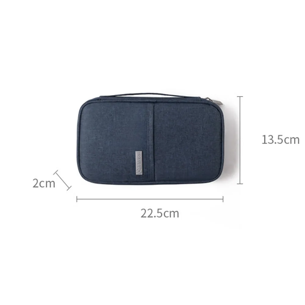 Portable Travel Passport Holder Wallet Multi-Functional ID Wallet Card Case for Business Trips Document Passport Organizer Bag thumbnail 6