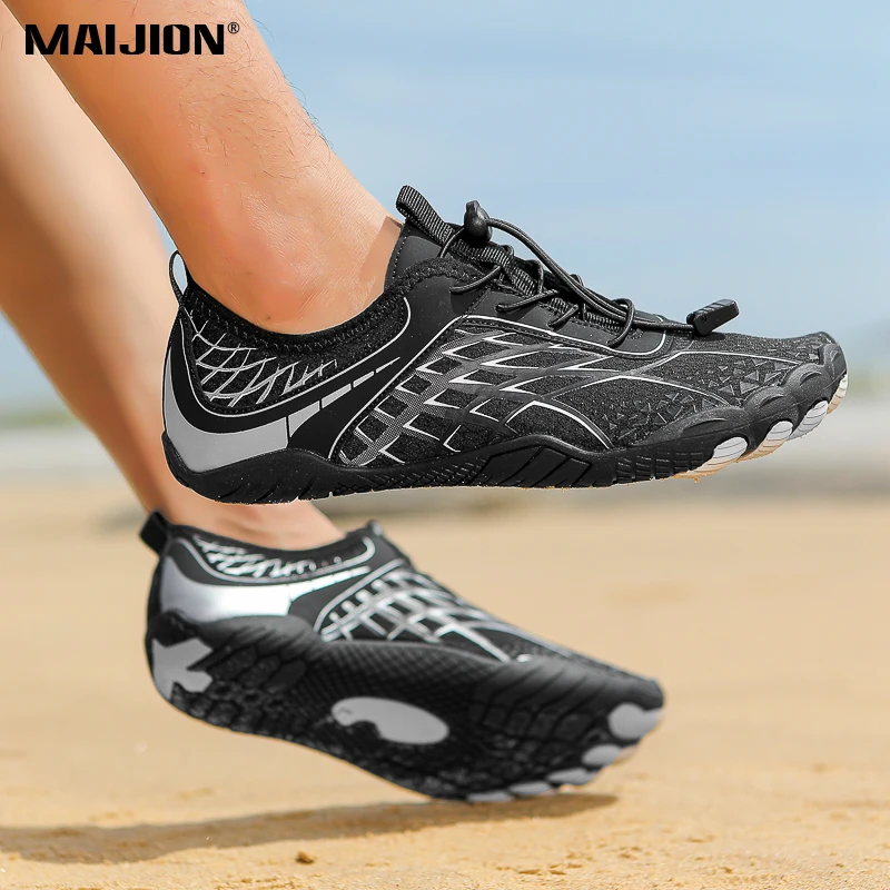 Breathable Men's Barefoot Wading Shoes Women Anti-slip Water Sports Shoes Quick Dry Swimming Kayaking Fishing Aqua Shoes