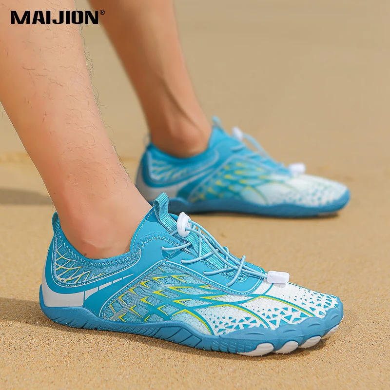 Breathable Men's Barefoot Wading Shoes Women Anti-slip Water Sports Shoes Quick Dry Swimming Kayaking Fishing Aqua Shoes thumbnail 5