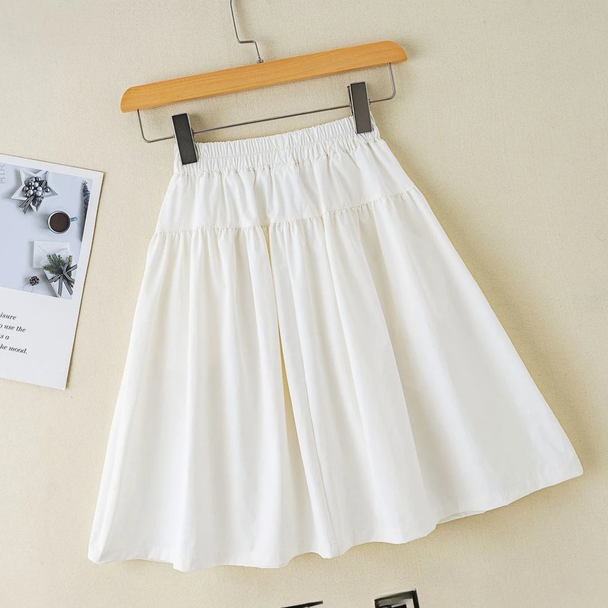 Preppy Style Over The Knee Pleated Skirt for Tween Girls Knee Length Schoolgirl Skirt Spring Autumn Seasonal Casual Wear thumbnail 5