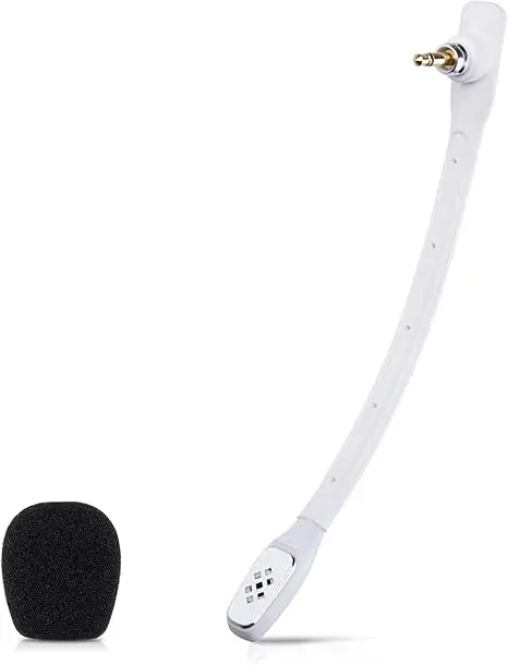 Omnidirectional Hifi Microphone Compatible for Logitech Astro A40 Gaming Headset Bendable Mic Replacement Earphone accessories thumbnail 6