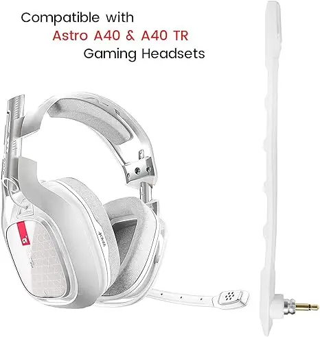 Omnidirectional Hifi Microphone Compatible for Logitech Astro A40 Gaming Headset Bendable Mic Replacement Earphone accessories thumbnail 2