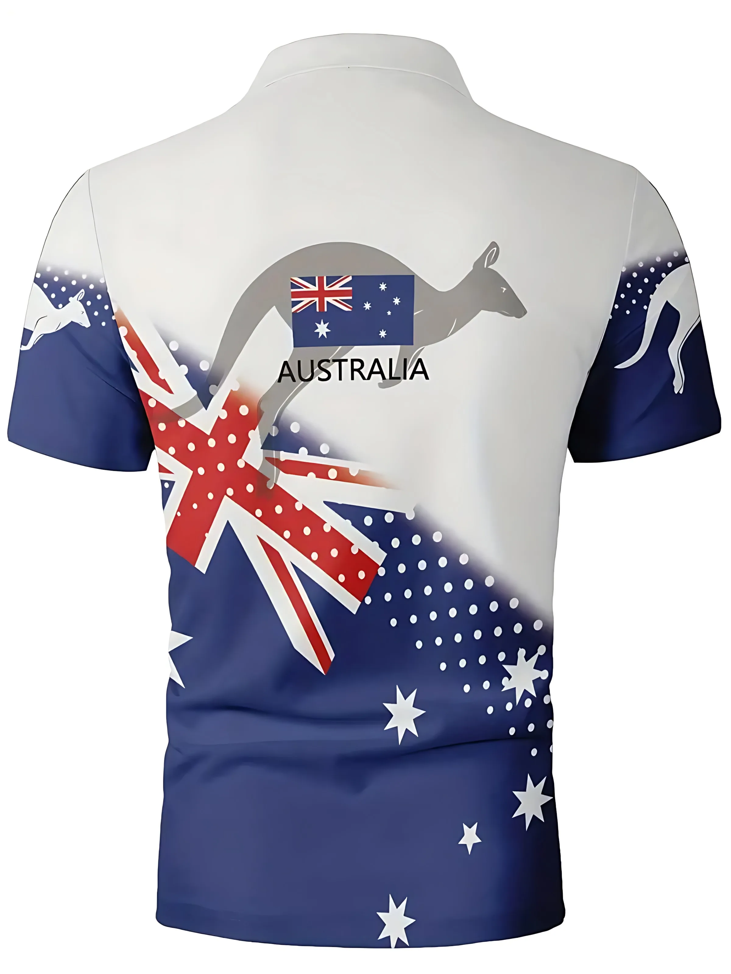 The 2025 summer new men's POLO shirt is a casual fashionable comfortable soft and breathable 3D pattern printed one thumbnail 2