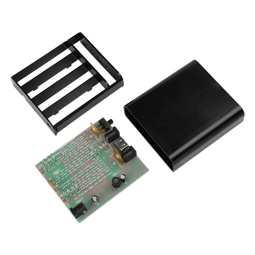 5V 9V 12V UPS 3*18650 Lithium Battery Soldering Free Kit Surveillance Camera Router Emergency Power Supply DIY Loose Part