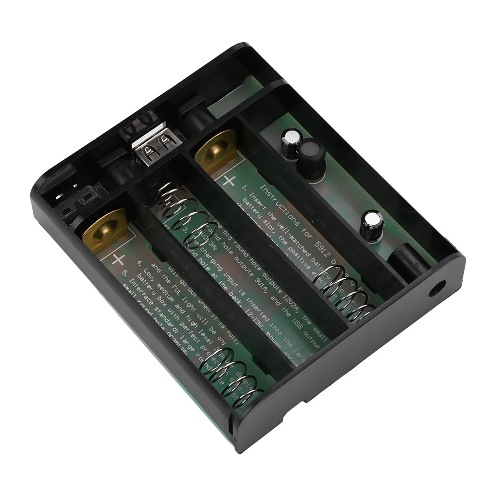 5V 9V 12V UPS 3*18650 Lithium Battery Soldering Free Kit Surveillance Camera Router Emergency Power Supply DIY Loose Part thumbnail 4