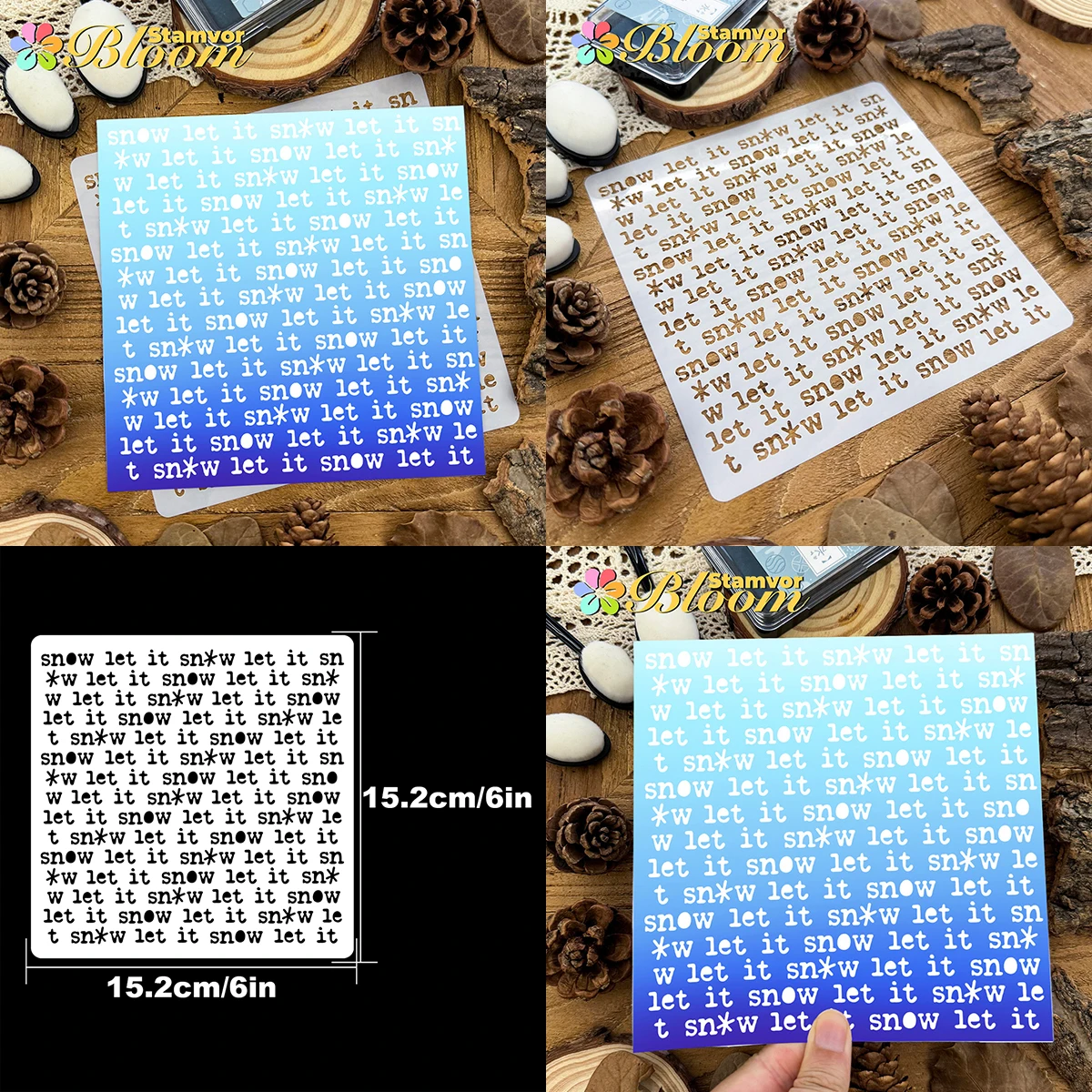 Original Lovely Pratical Birthday Halloween Christmas Alphabets Words Partterns Stencils, Paper - Spray Paint & Graffiti thumbnail 4
