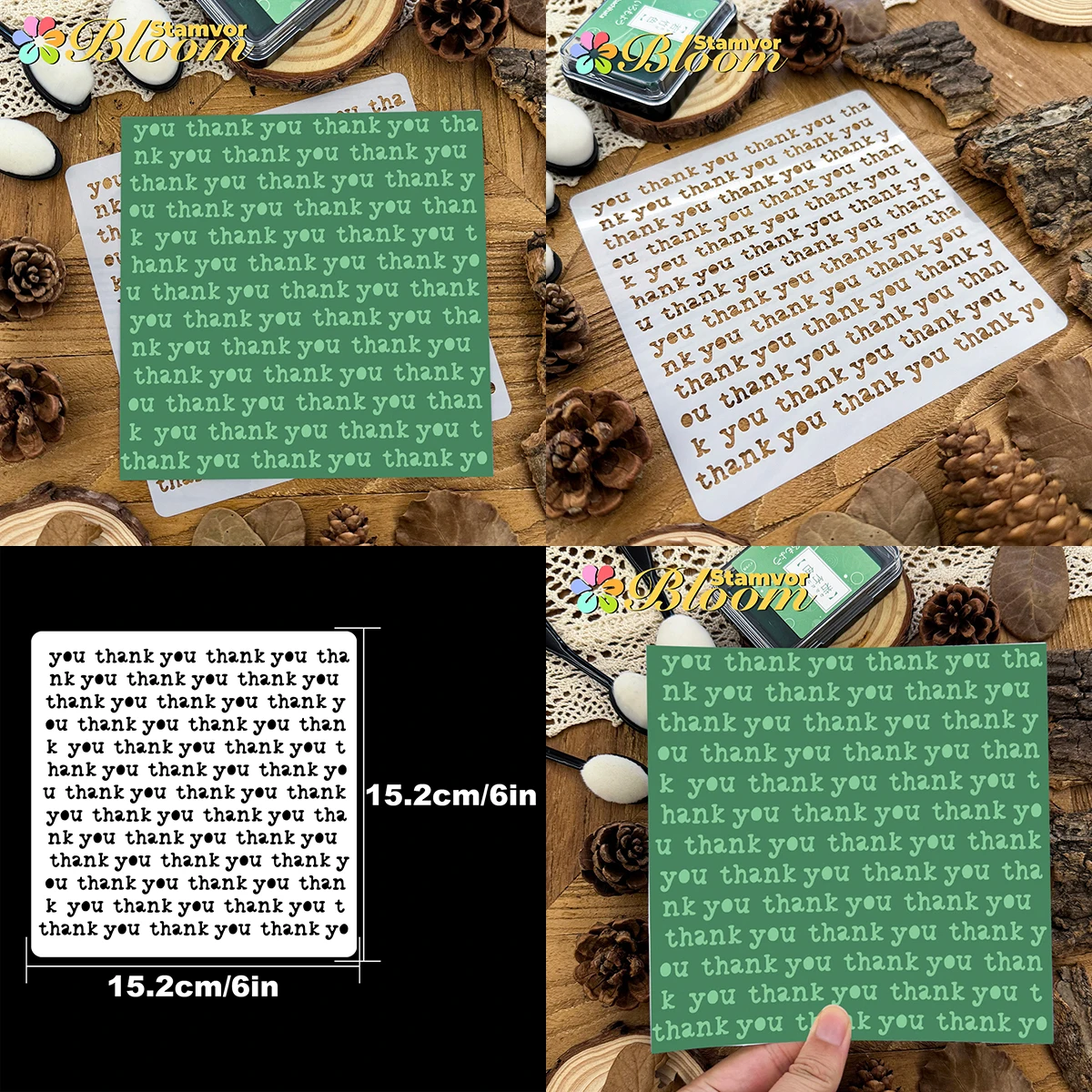 Original Lovely Pratical Birthday Halloween Christmas Alphabets Words Partterns Stencils, Paper - Spray Paint & Graffiti thumbnail 5