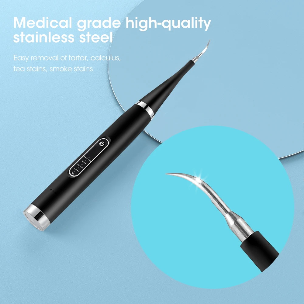 Electric Teeth Whitening Dental Calculus Scaler Plaque Coffee Stain Tartar Removal High Frequency Sonic Toothbrush Teeth Cleaner thumbnail 6