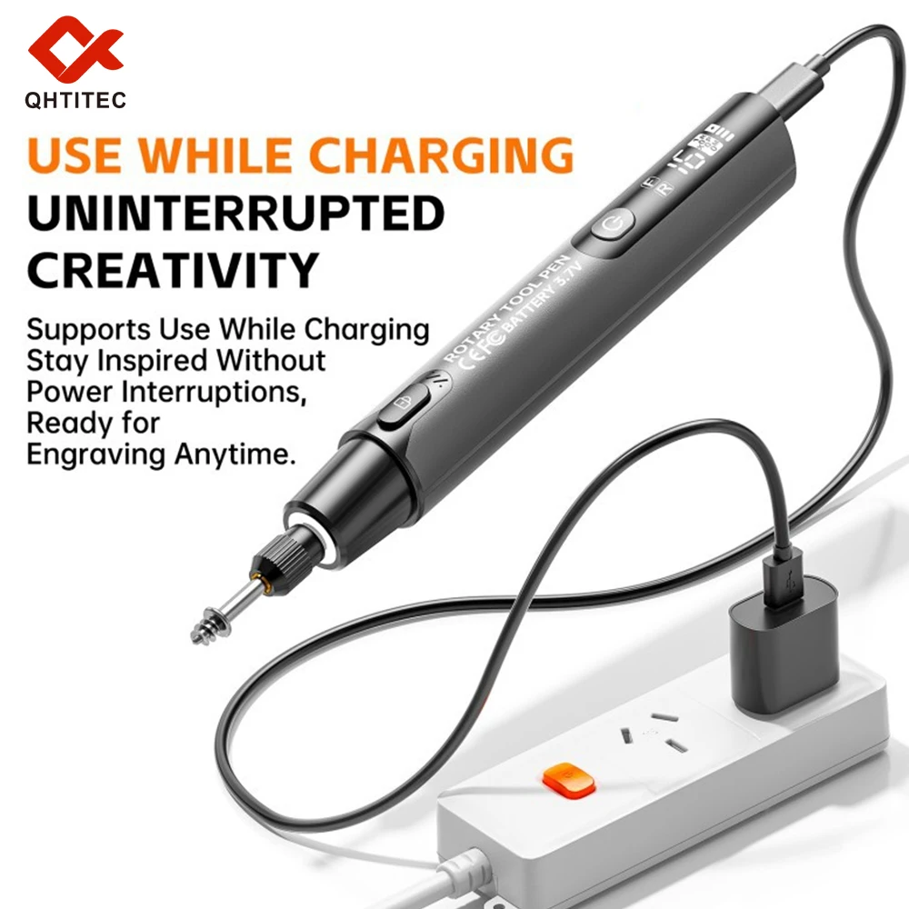 JCD Electric Mini Grinder Engraving Pen 4.2V 10000-16000r Wireless Grinder Cordless Micro Rotary Tools Drill for Jewelry Metal thumbnail 6