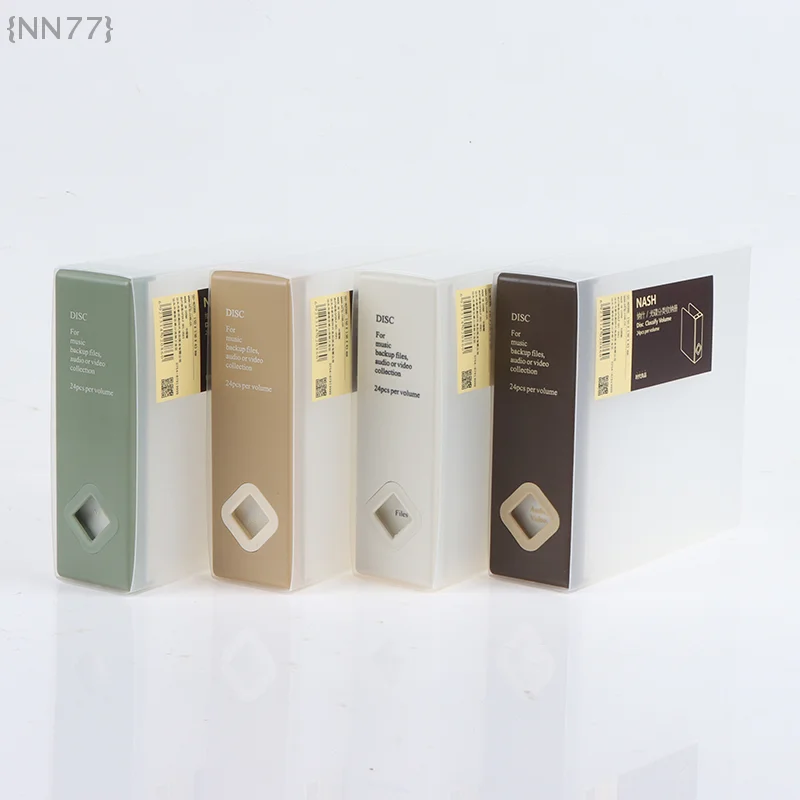 【No】1 Pcs Hard CD/DVD Album Case - 24-Disc Capacity Portable Storage Organizer For Media Collections thumbnail 2